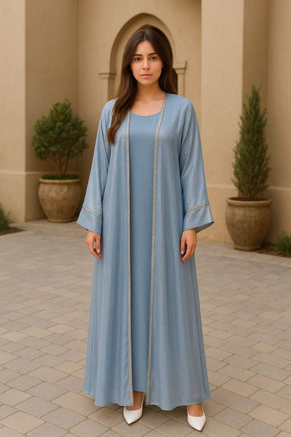 Blue Abaya