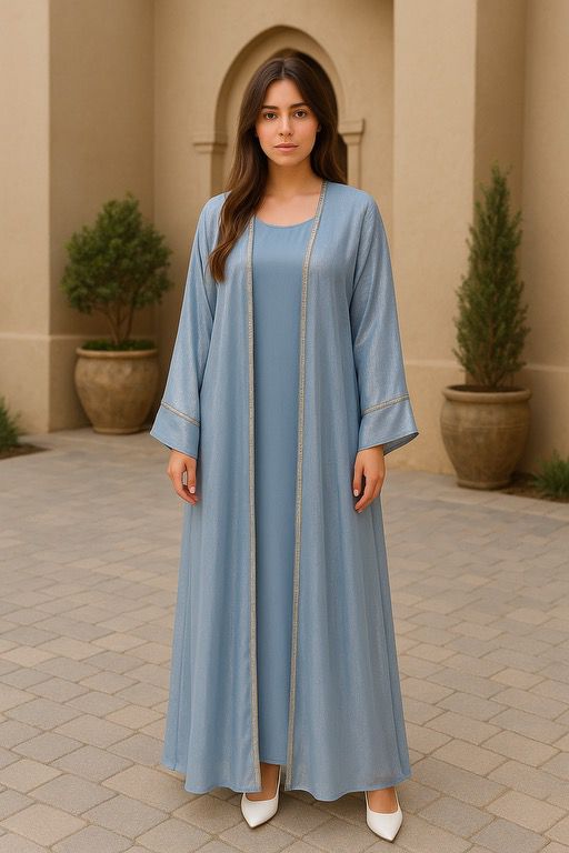 Blue Abaya